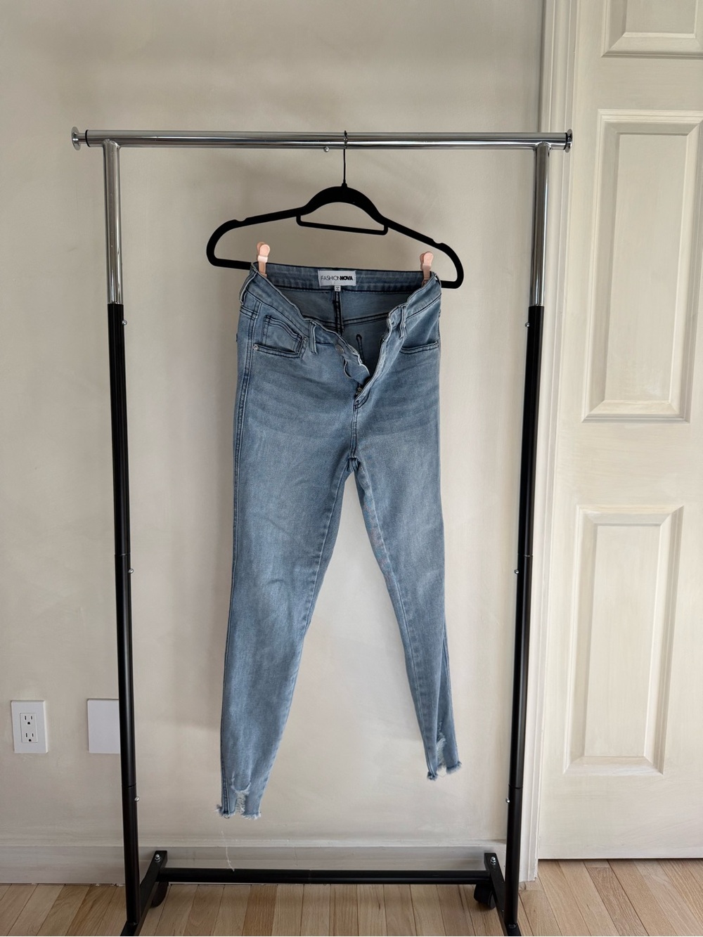 Fashion Nova Light Blue Skinny Jeans
